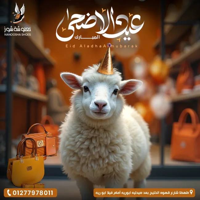 نانووشة شوز — Nanoosha Shoes — تصميمات سوشيال ميديا للأحذية والحقائب — صورة 1